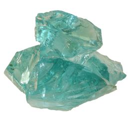 Glass turkoois 80-120mm per kg